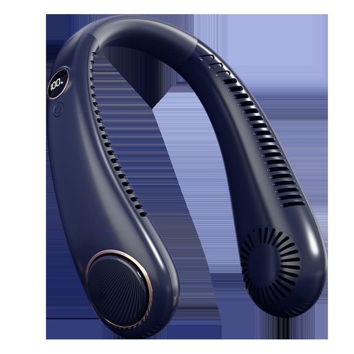 Men Portable Air Conditioning Neckband Bowlift