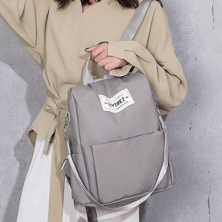 Colorful Geometric Pattern Backpack Bowlift