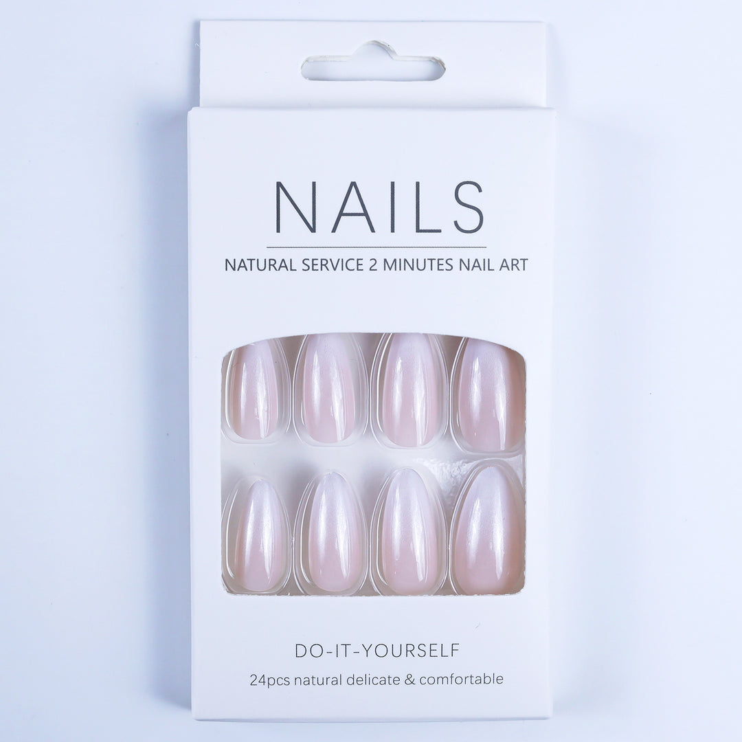 Premium Nails with French Tip Bowlift