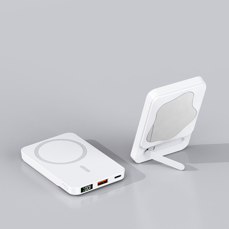 Portable Power Bank with Integrated Mirror Bowlift
