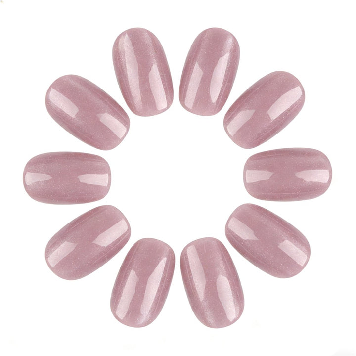 Sparkling Glitter Press-On Nails Bowlift