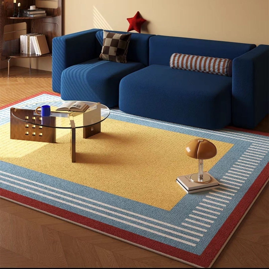 Checkered Pattern Area Rug Bowlift