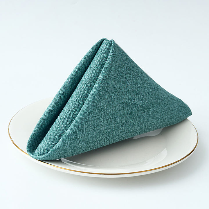 Premium Textured Linen-Blend Dinner Napkin With Hotel-Style Hem