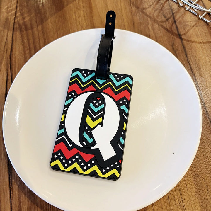 Playful Alphabet Luggage Tag Bowlift