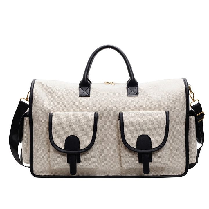 Elegant Leisure Duffel Bag with Multiple Compartments Bowlift