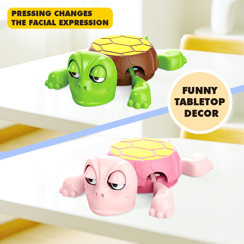 Interactive Turtle Drink Coaster With Animated Mouth, Moving Limbs And Shock-Sensor Surprise