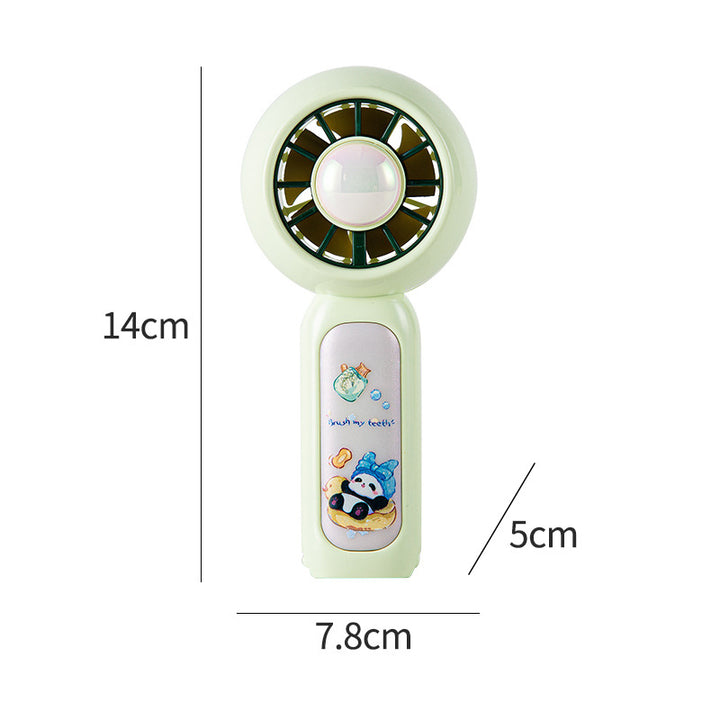 Women Portable Mini Fan with Cute Panda Design Bowlift