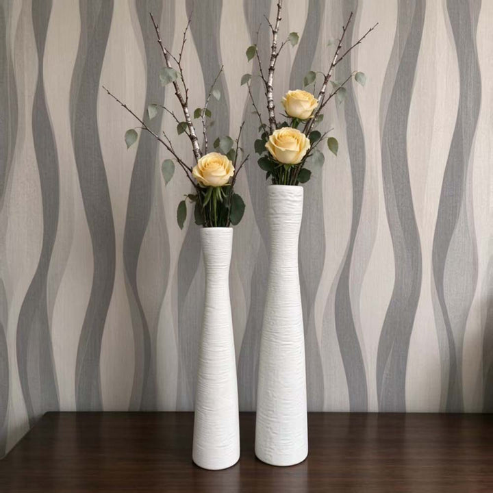 Modern Textured Ceramic Flower Vase Bowlift