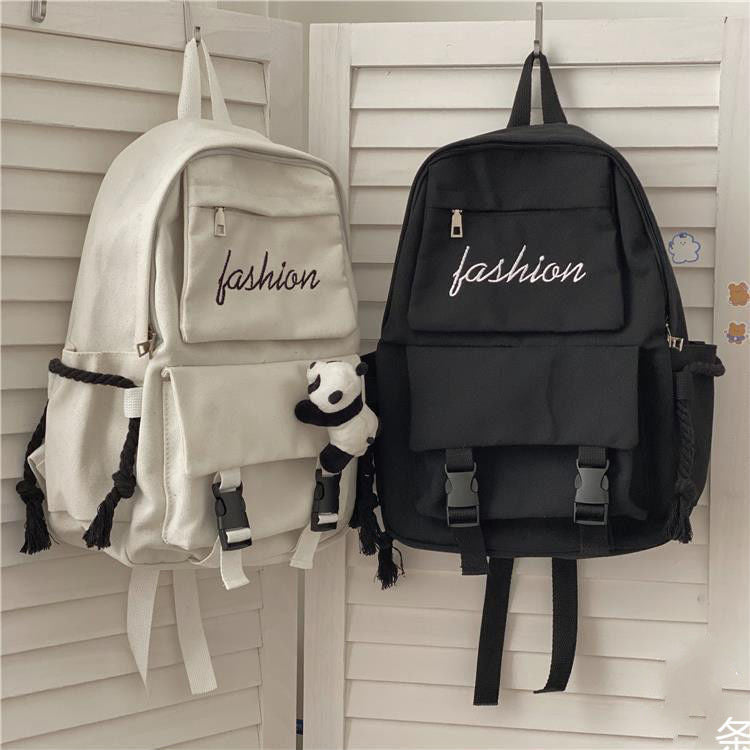 Trendy Canvas Backpack Bowlift