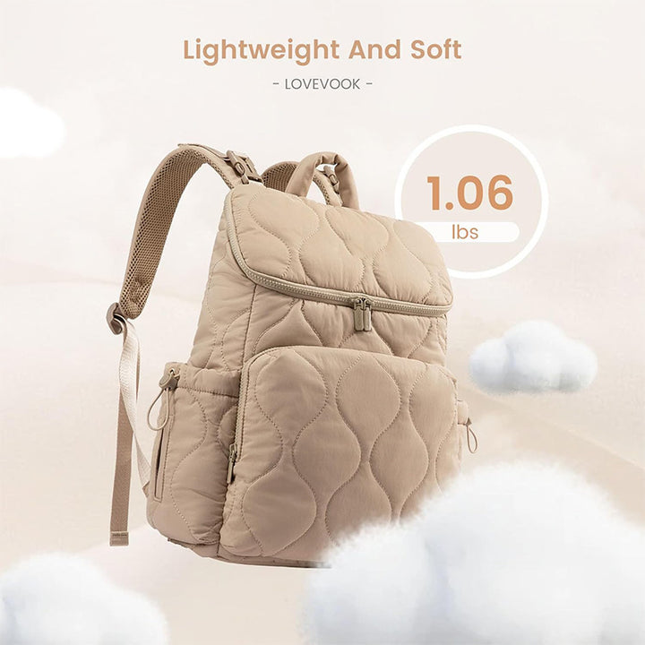 Quilt-Backpack with Additional Organizer Bowlift