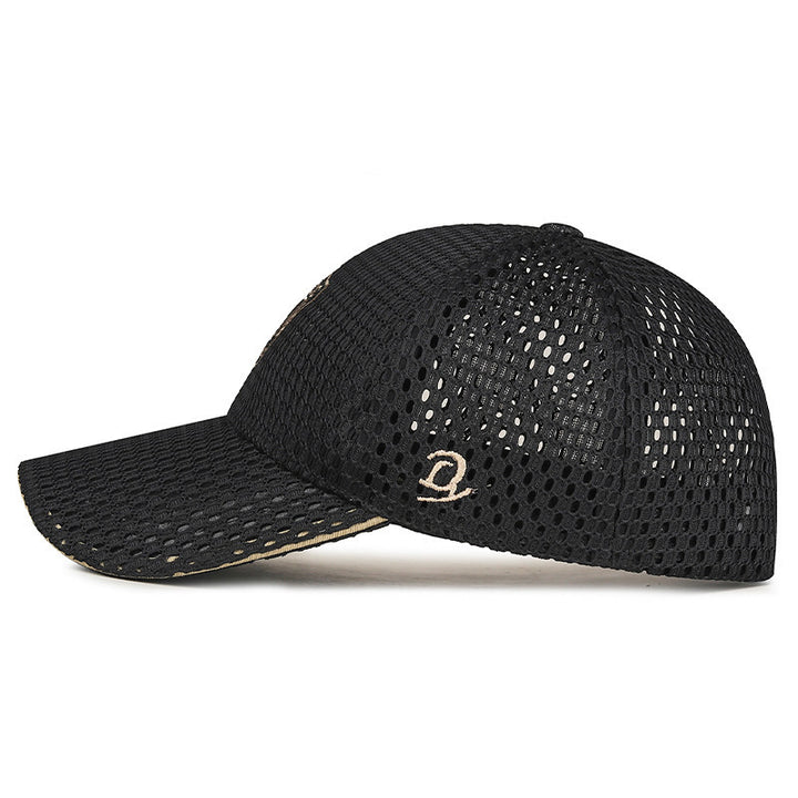 Women's Sporty Mesh Baseball Cap with UV Protection Bowlift