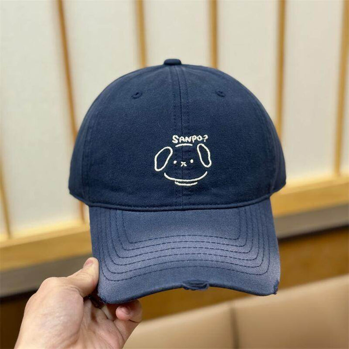 Women's Casual Character-Embroidered Baseball Cap Bowlift