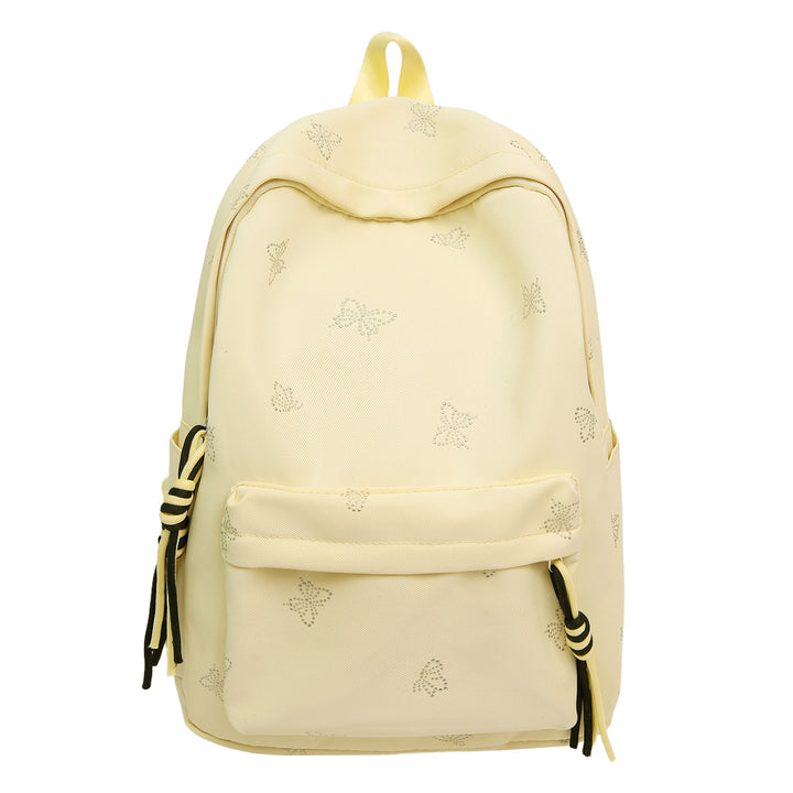 Fashionable backpack with shimmering butterfly design Bowlift