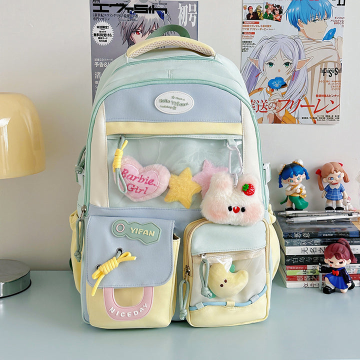 Creative Cartoon-Themed School Backpack Bowlift