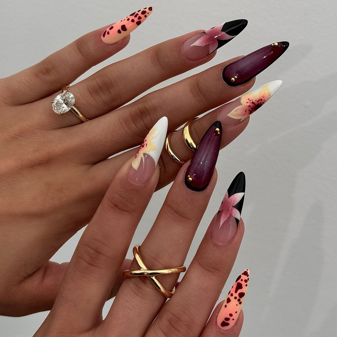 Artistic Stiletto Press-On Nail Collection