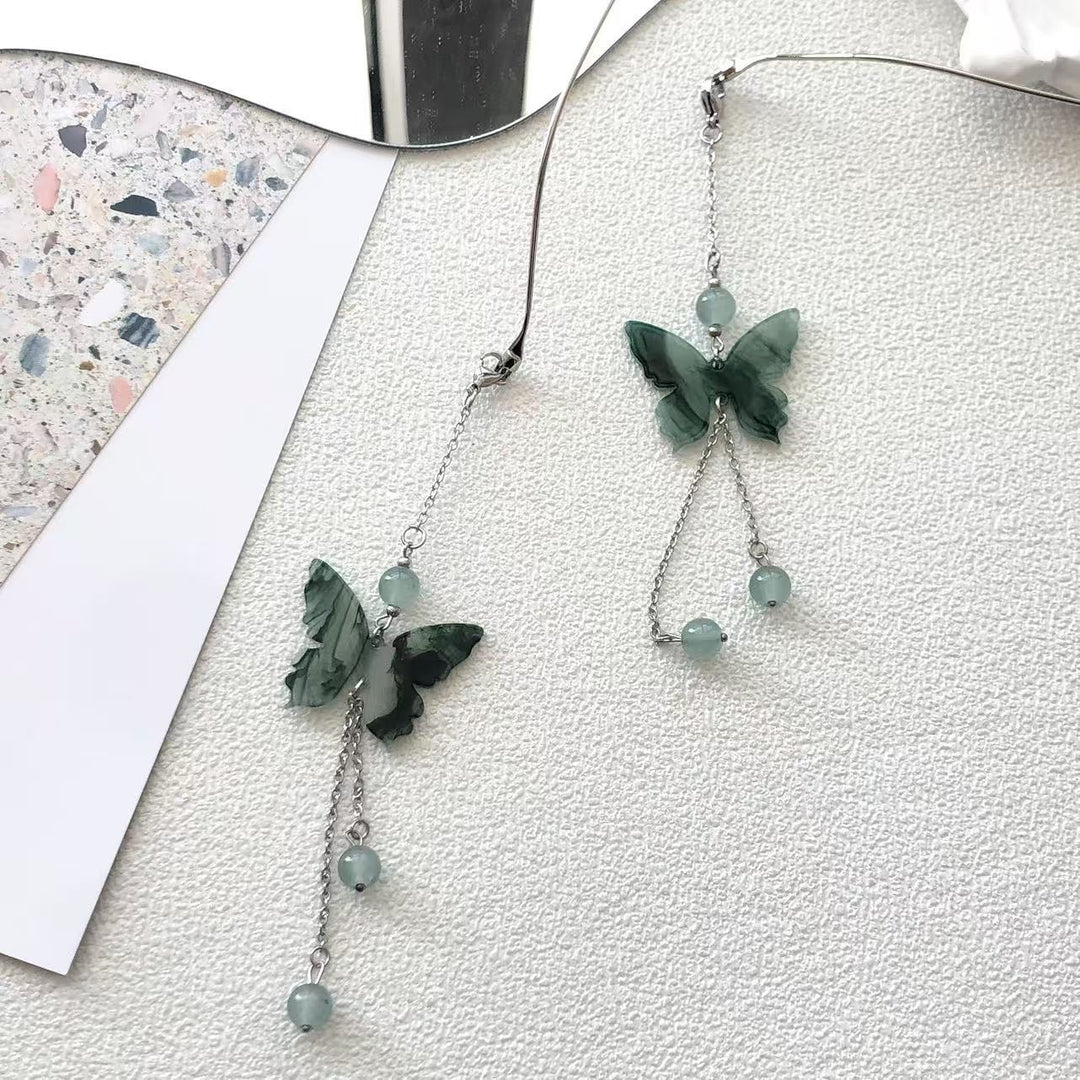 Elegant Butterfly Dangle Eyewear Chain Bowlift