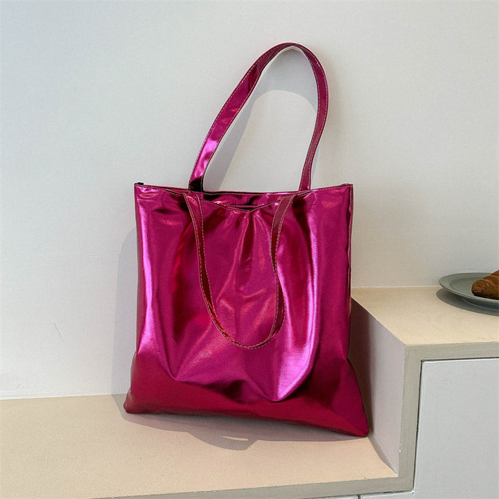 Glossy Metallic Tote Bag