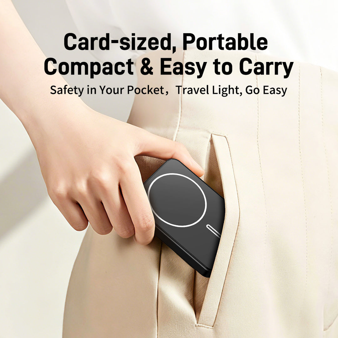Solar-powered power bank with fast charging function and LED light Bowlift