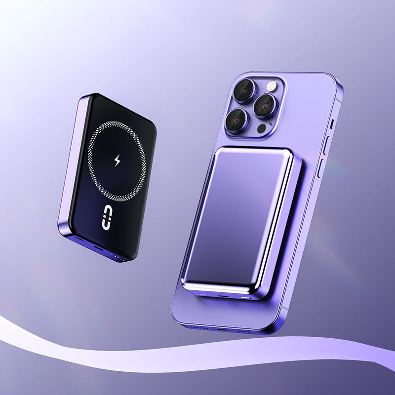 Wearable Magnetic Power Bank with Inductive Fast Charging Function Bowlift