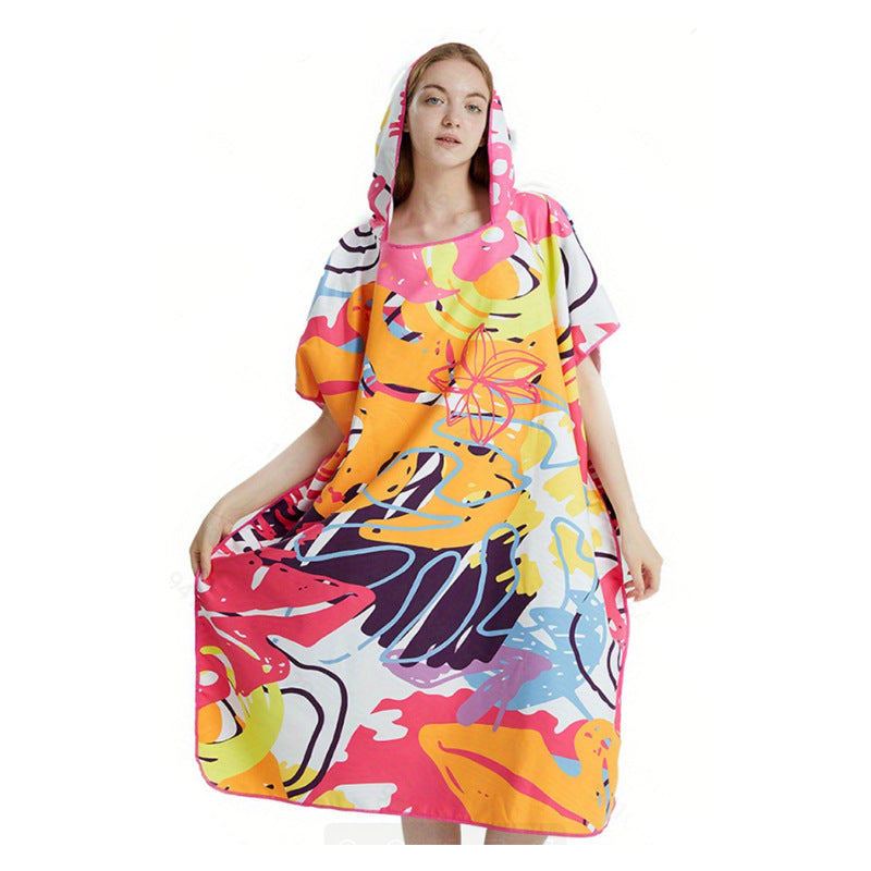 Badeponcho with stylish design and practical hood Bowlift