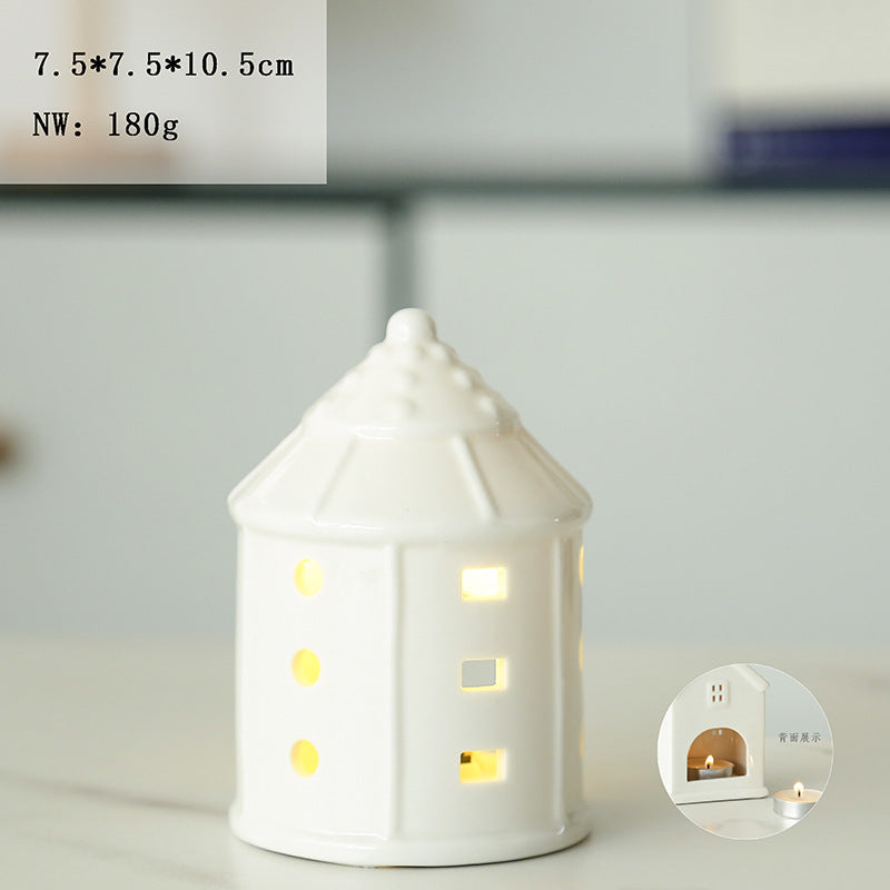 Ceramic House Tea Light Holder Bowlift