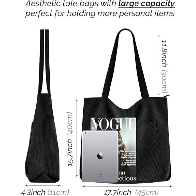 Spacious Tote Bag Made of Durable Material Bowlift