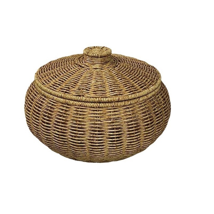 Lidded Woven Storage Container Bowlift