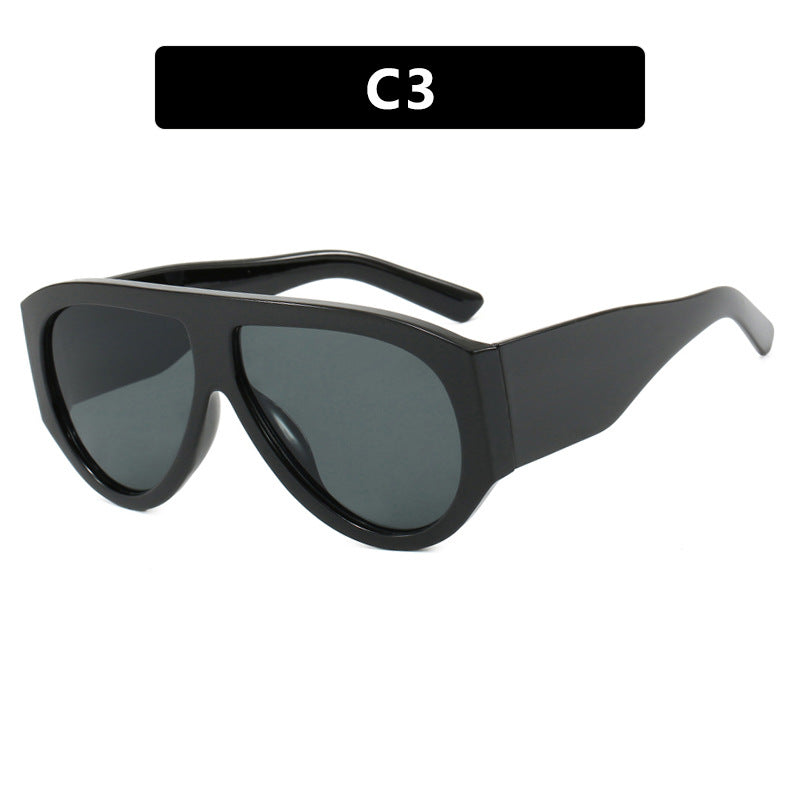 Ladies fashionable sunglasses in modern design with wide frame Bowlift