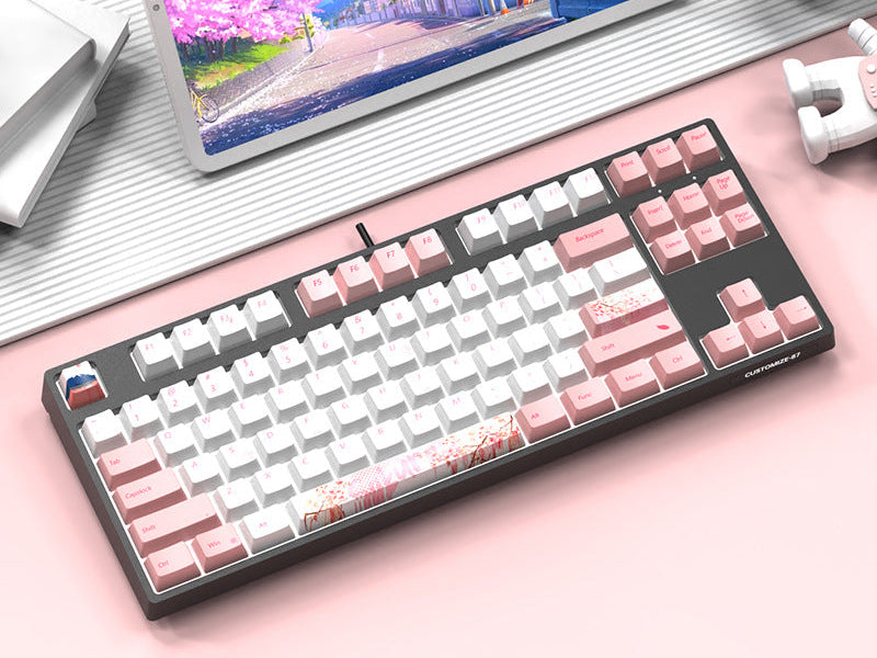 87-Key Custom Mechanical Keyboard Bowlift