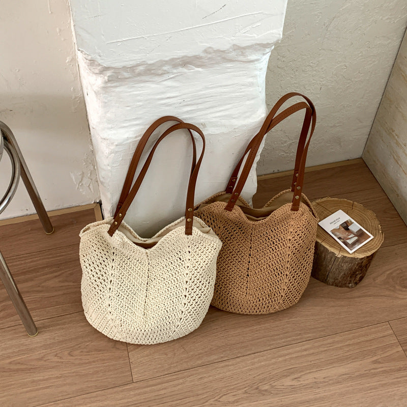 Handmade straw bag Bowlift