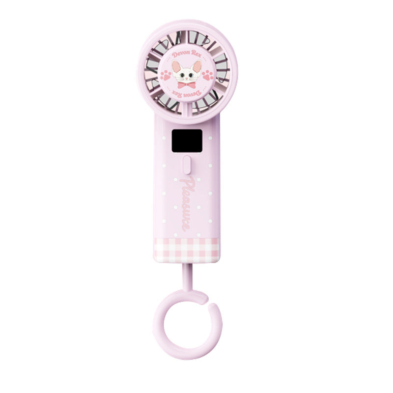 Penguin-Themed Handheld Fan Bowlift