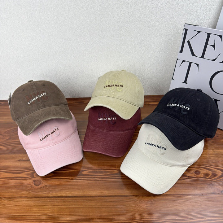 Men's Corduroy Baseball Cap Bowlift