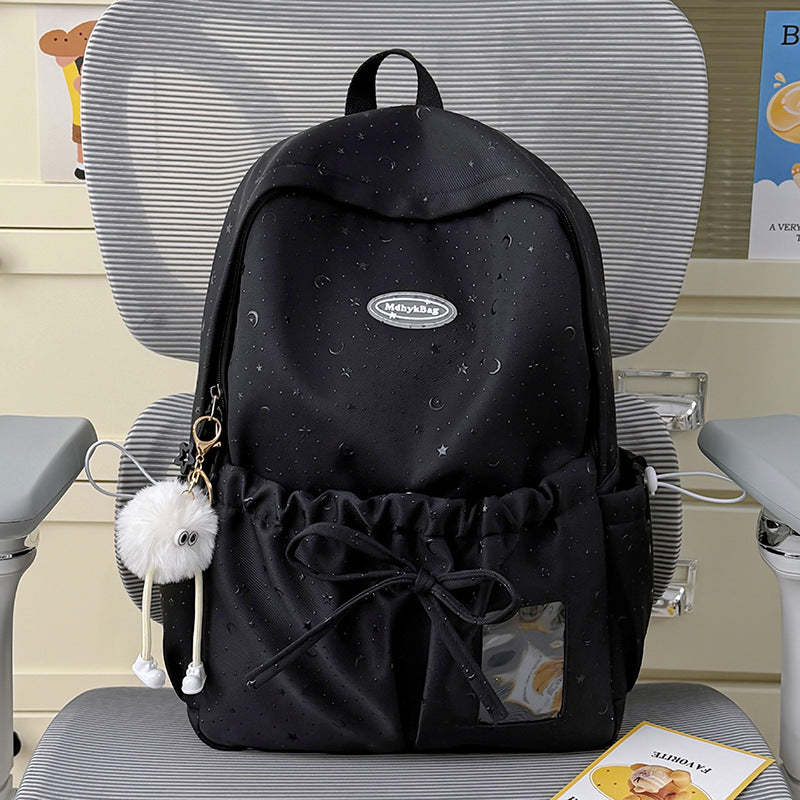 Functional Drawstring School Backpack
