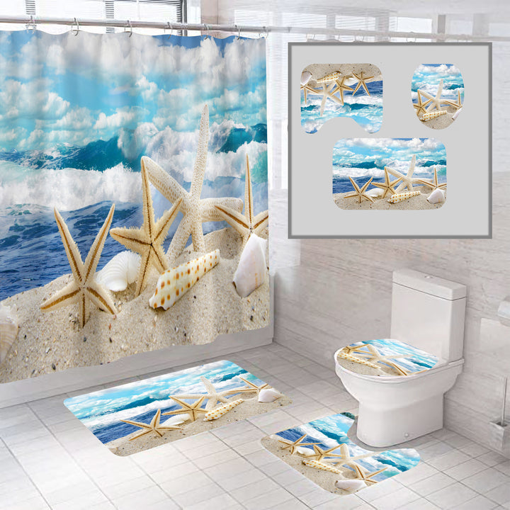 Dolphin-Themed Bathroom Decor Set Bowlift