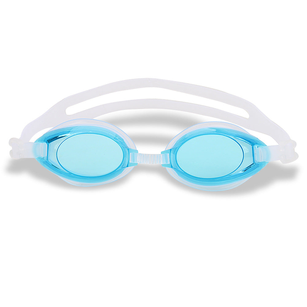 Swim goggles with scratch-resistant lenses and adjustable headstrap Bowlift