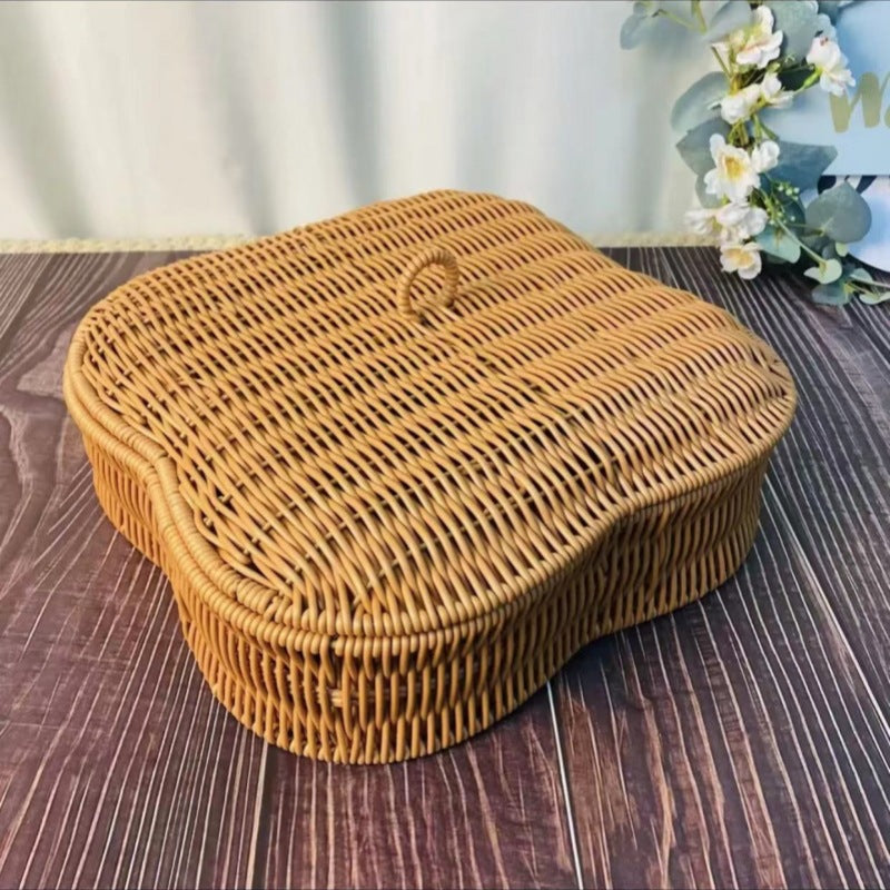 Women Decorative Basket with Wavy Shape Bowlift