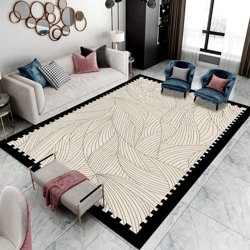 Woven Abstract Pattern Area Rug