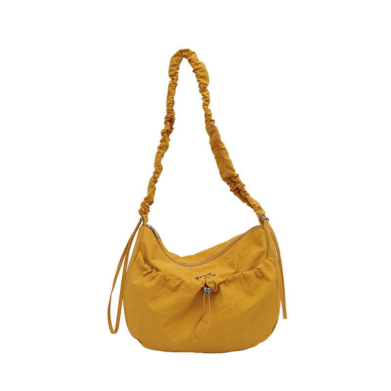 Fashionable Crossbody Bag with Elastic Shoulder Strap Bowlift