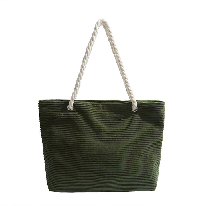 Stylish Textured Beach Tote Bowlift