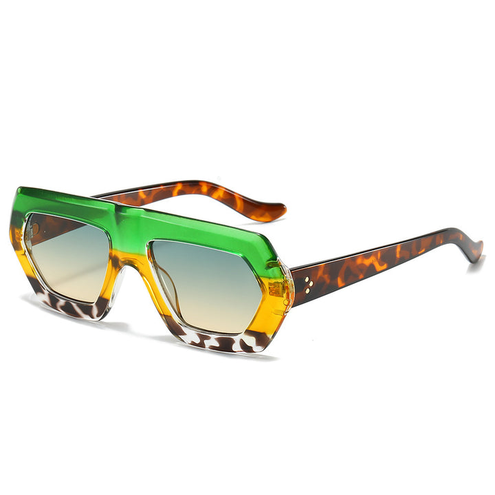 Women's fashionable optical glasses in extravagant hexagon design Bowlift