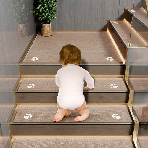 Non-Slip Pet Paw Pattern Stair Mat