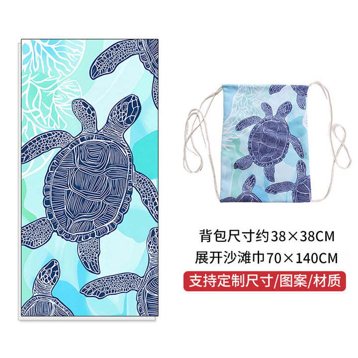 Beach towel and backpack set Bowlift