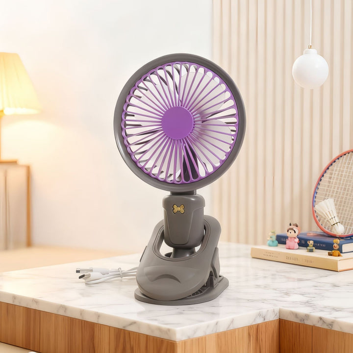 Portable mini fan with flexible tilt adjustment Bowlift