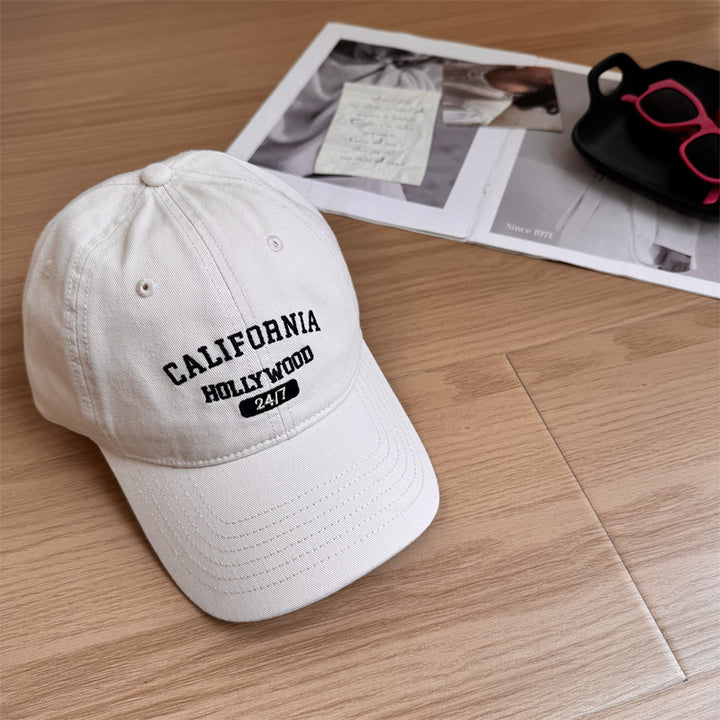 Women's Vintage-Inspired Cotton Baseball Cap Bowlift