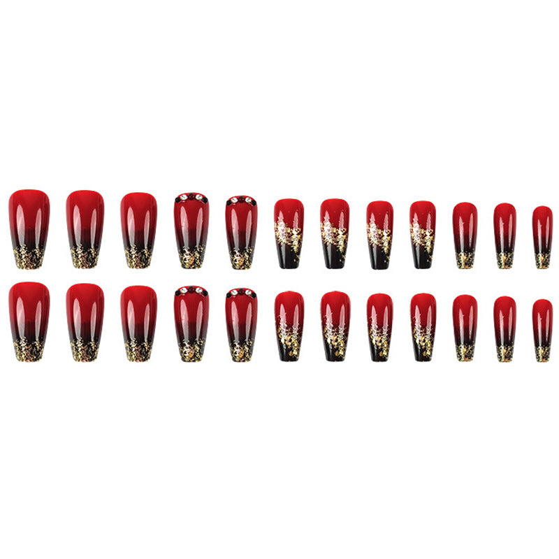 Luxury Glittery Acrylic Nail Art Bowlift