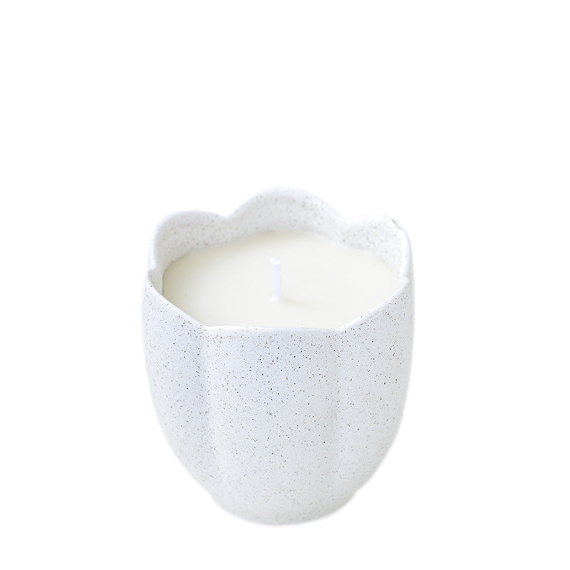 Decorative Organic Ceramic Candle Holder Bowlift