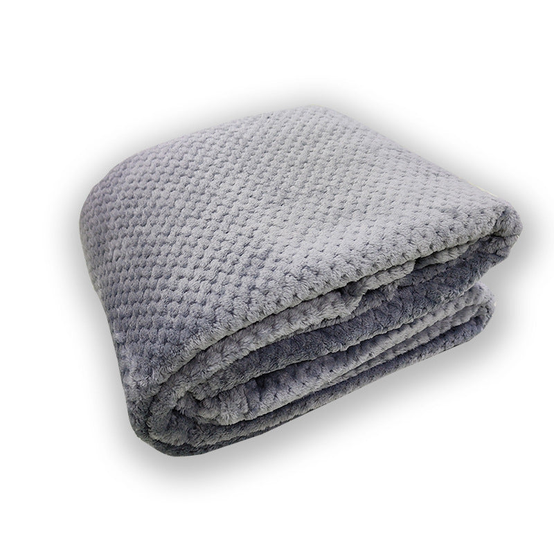 Women's cozy waffle texture blanket Bowlift
