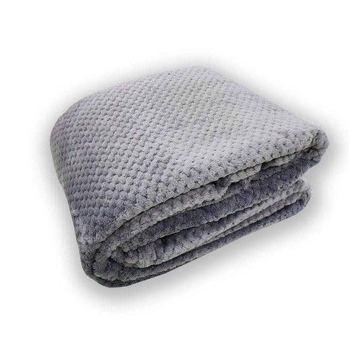 Women's cozy waffle texture blanket Bowlift
