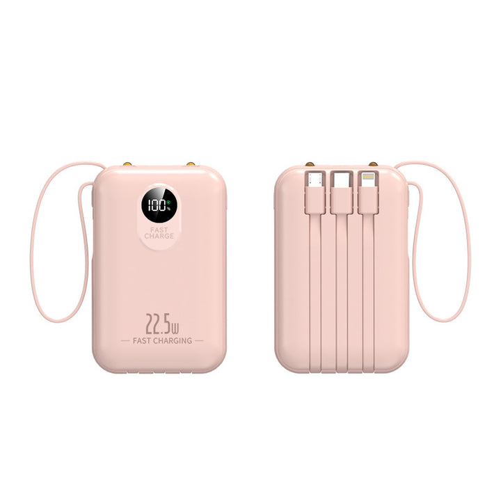 Portable power bank with fast charging function and LED display Bowlift