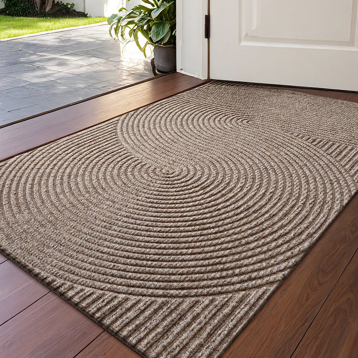 Indoor Outdoor Textured Welcome Mat Bowlift